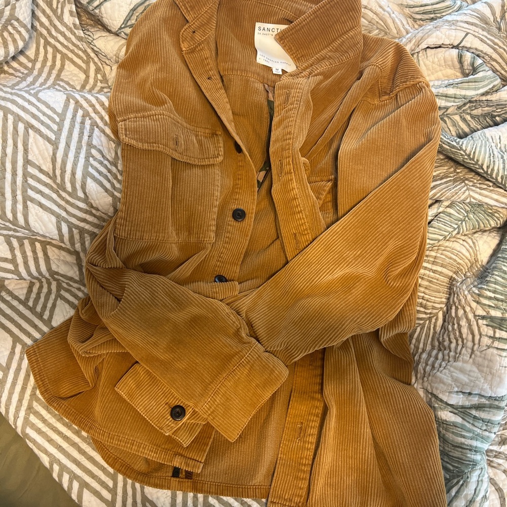 Sanctuary Camel Corduroy Jacket